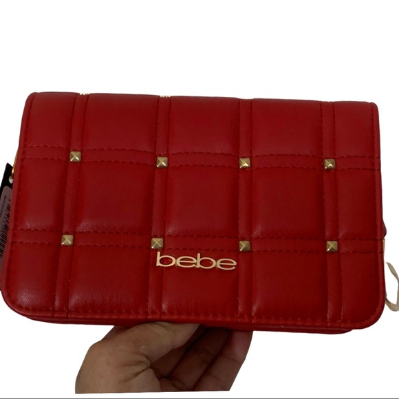 bebe Handbags - NWT. Bebe Red Crossbody Bag